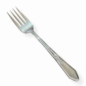 Vintage R & B A1 Silverplated Dinner‎ Fork Rose Pattern Replacement